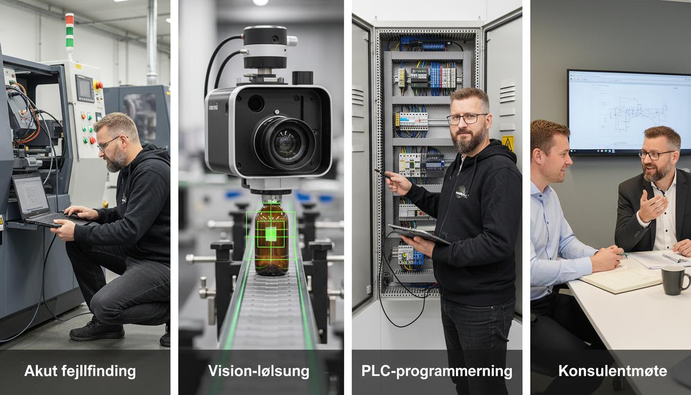 Mollerup Automation services - fejlfinding, vision, PLC og konsulentydelser