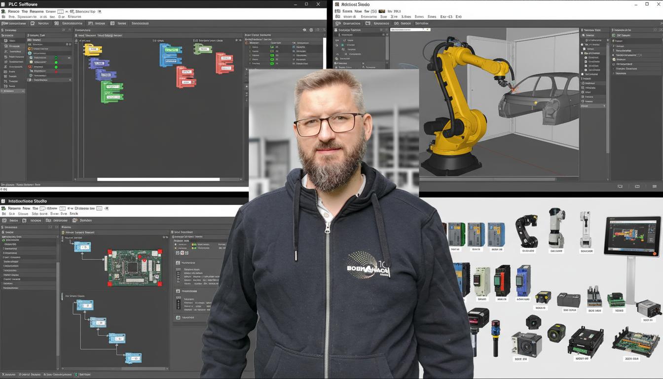 Jørgen Mollerups tekniske ekspertise - PLC, robot og vision platforme