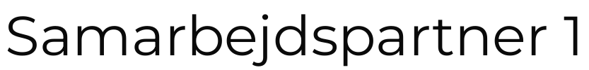 Samarbejdspartner 1