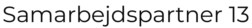 Samarbejdspartner 13